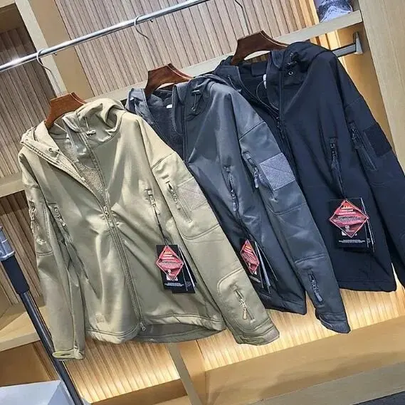 

6XL Men's Outdoor Climbing Soft Ell Jaet Autumn Winter Tactical Series Heavyweight Faion Urban Sle Zipper Closure Jacket