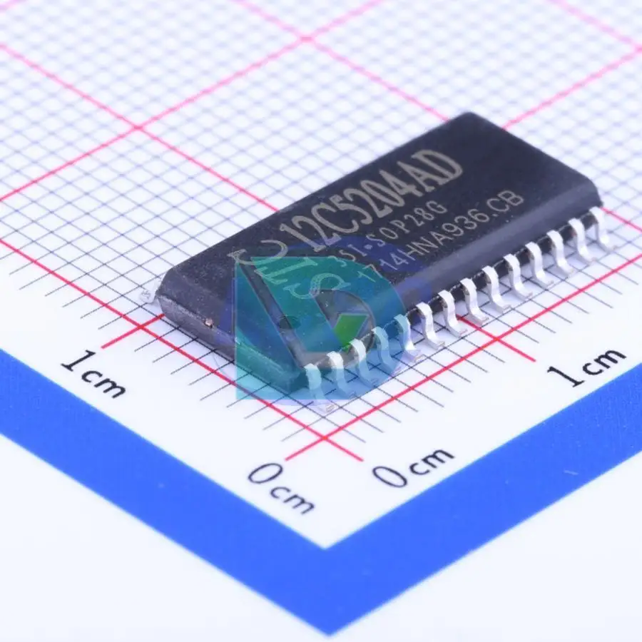 STC12C5204AD-35I-SOP28 4KB 256Byte FLASH 23 4V~5.5V 51Series 35MHz SOIC-28-300mil Microcontrollers (MCU/MPU/SOC) chips New origi