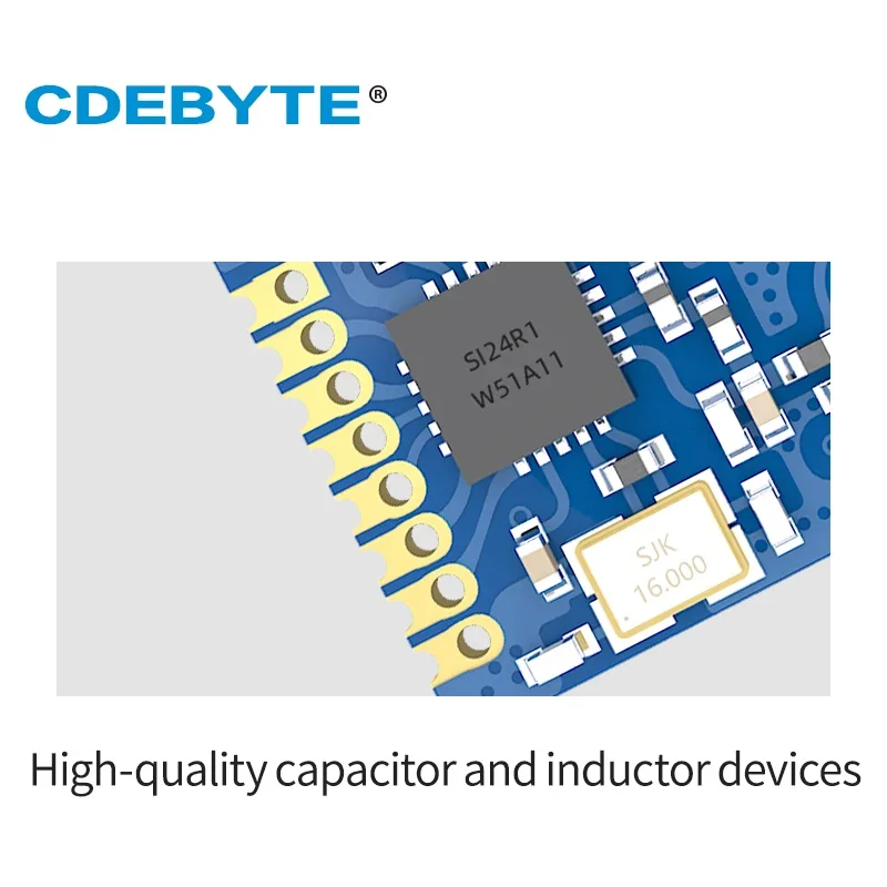 2.4GHz 20dBm RF Module E01C-ML01SP2 Wireless Transceiver Transmitter Receiver SMD Package SPI Interface PCB IPEX Antenna