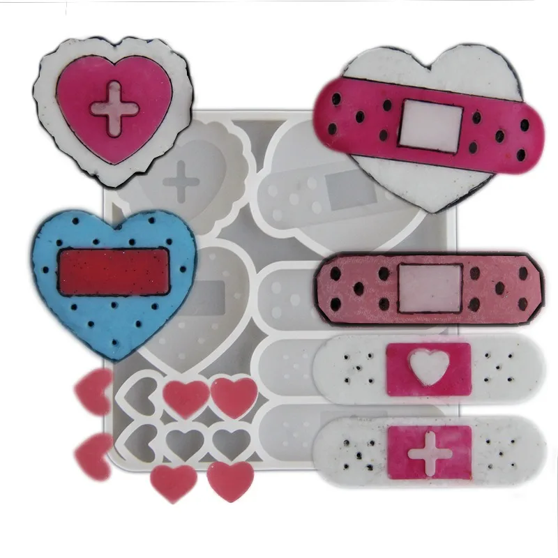 DIY kryształowe kropelki samoprzylepne do włosów na spinki do włosów zabawa Kawaii nakrycie głowy miłość krzyżyk