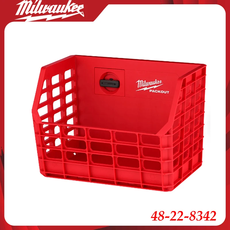 Milwaukee 48-22-8342 PACKOUT Storage Bin Heavy-Duty Open Organizer for Tools, Gear & Job Site Use