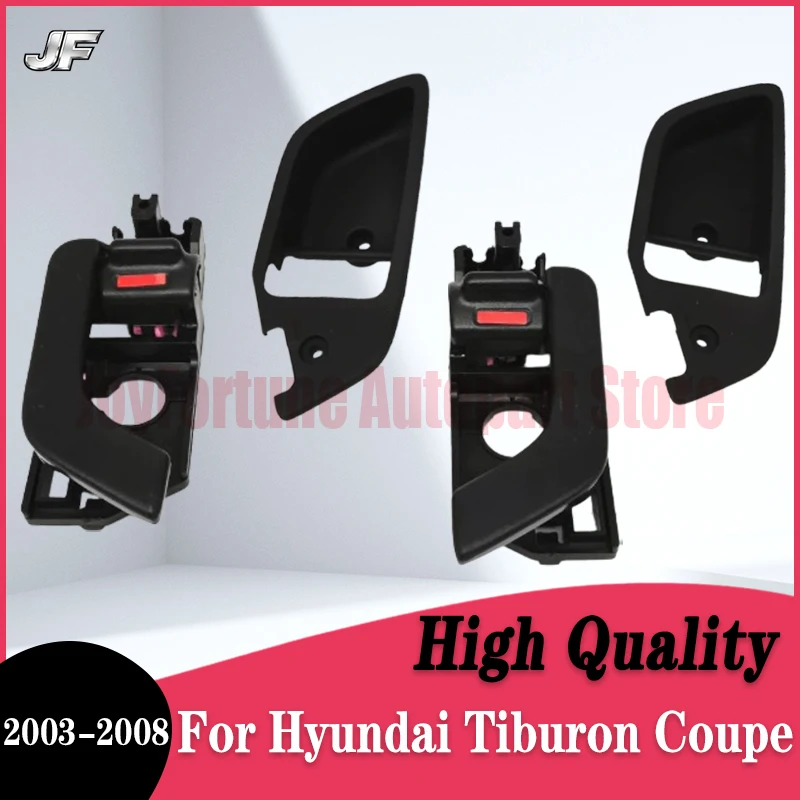 Brand New Black Car Interior Door Handle,Front Door Inside Interior Door Handle Catch Cover For Hyundai Tiburon Coupe 2003-2008