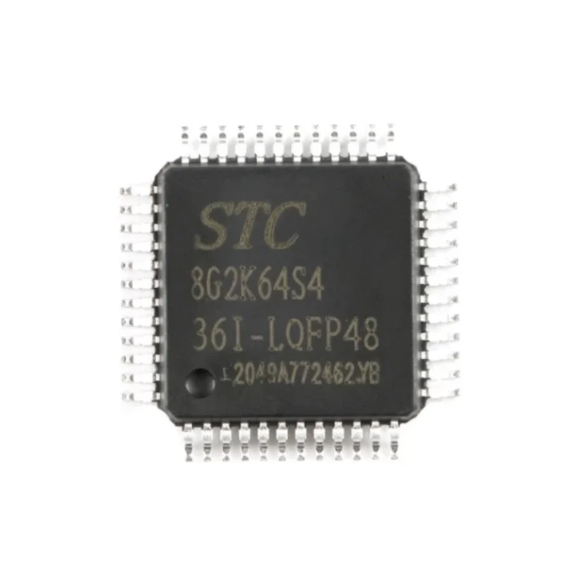 10PCS Original STC8G2K64S4-36I-LQFP48 Enhanced 1T 8051 Microcontroller MCU