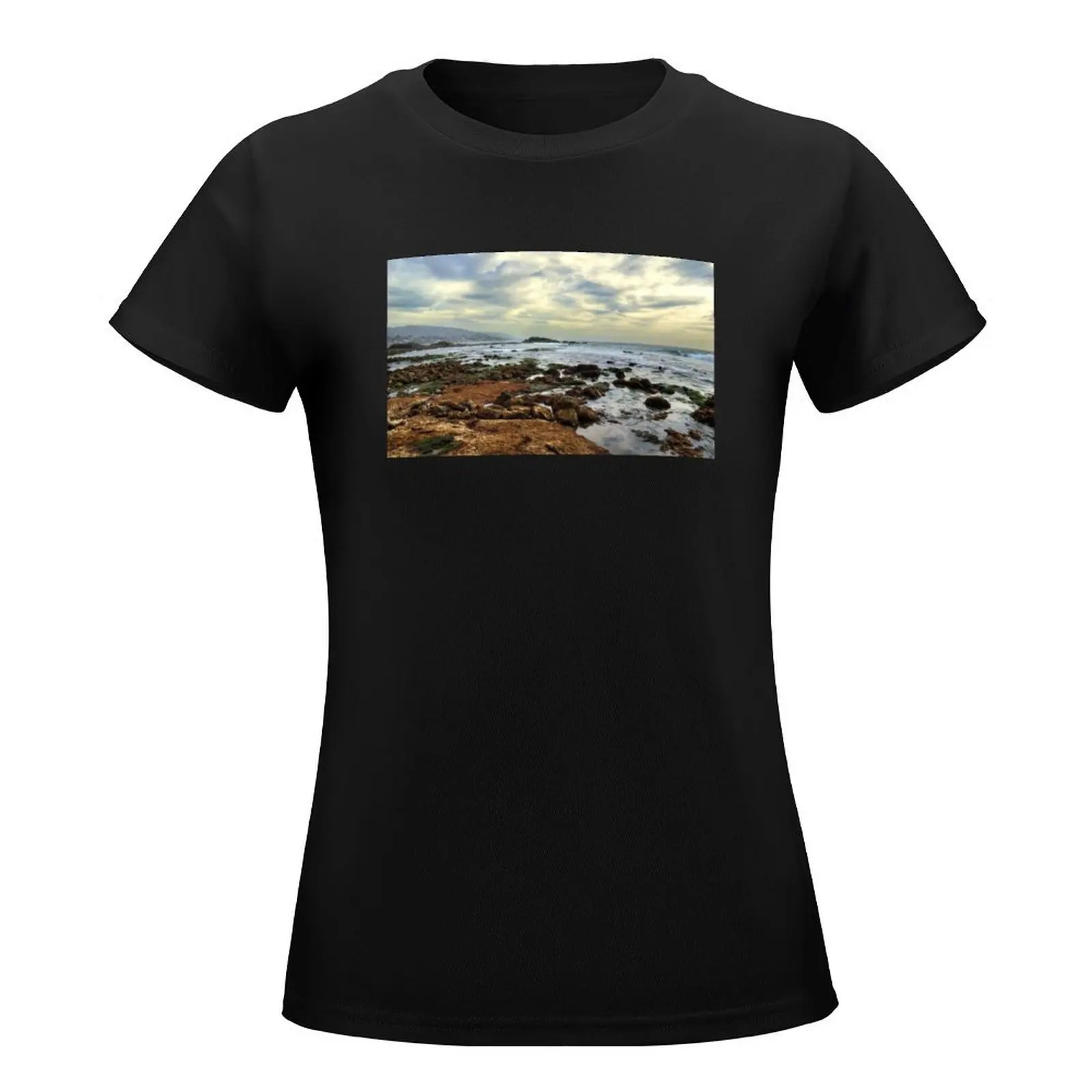 Laguna Beach Tidepools T-Shirt lady clothes female tight shirts for Women