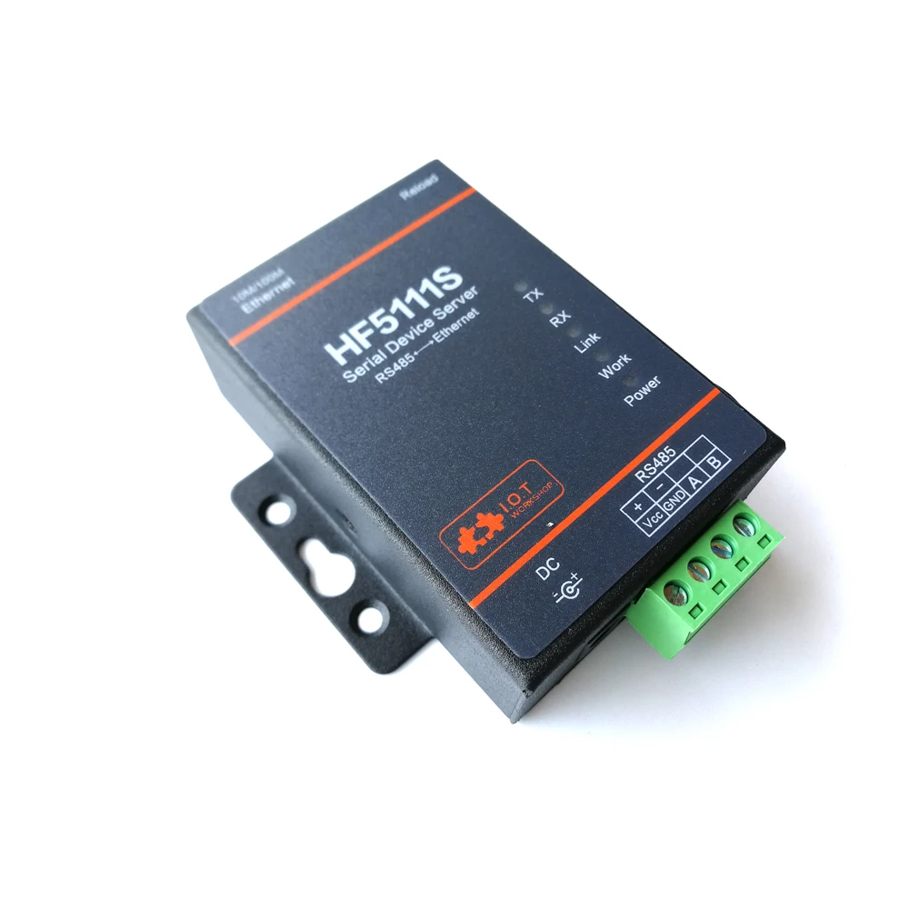 

HF5111S MQTT/Modbus Последовательный порт RS485 в TCP/IP Модуль преобразователя сервера Ethernet Последовательный сервер Промышленный сервер с последовательным портом