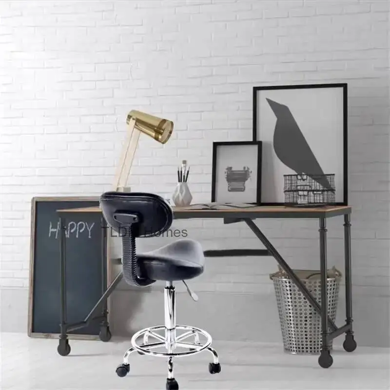 Modern Beauty Salon Makeup Chair Lift Swivel Stool Barbershop Chair Hair Salon Furniture Commercial Pedicure Tattoo Nail Chair