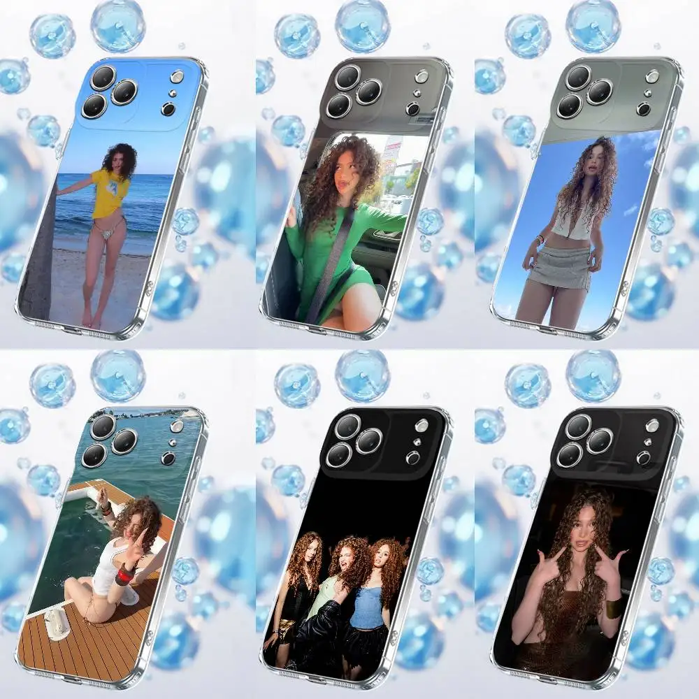 حافظة هاتف K-Kalogeras Sisters لهاتف iPhone 17,16,15,14,13,12,11 Plus, Pro,Max,Plus,E,Air,غطاء شفاف صغير