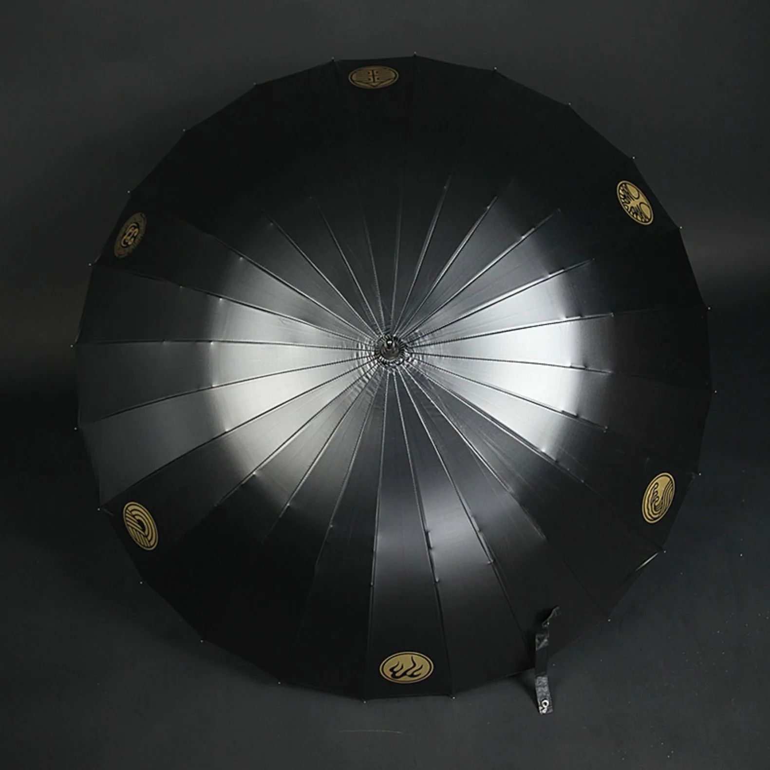 Samurai Yin Yang Bagua Umbrella 24 Bone Straight Rod Enlarged Windproof, Sunny, and Rainproof Umbrella Advertising Umbrella