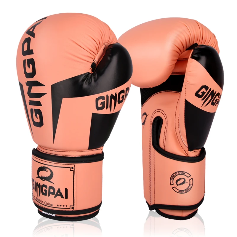 Kick Boxing Gloves for Adult Men Women PU Karate Muay Thai Guantes De Boxeo Free Fight MMA Sanda Training Adults Kids Equipment