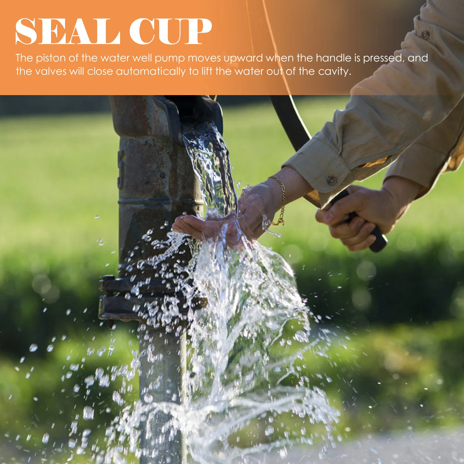 

4 шт., универсальная чашка для уплотнения кувшина, 100 мм, сменный резиновый уплотнитель водяного насоса, идеальное ручное уплотнение ручного насоса