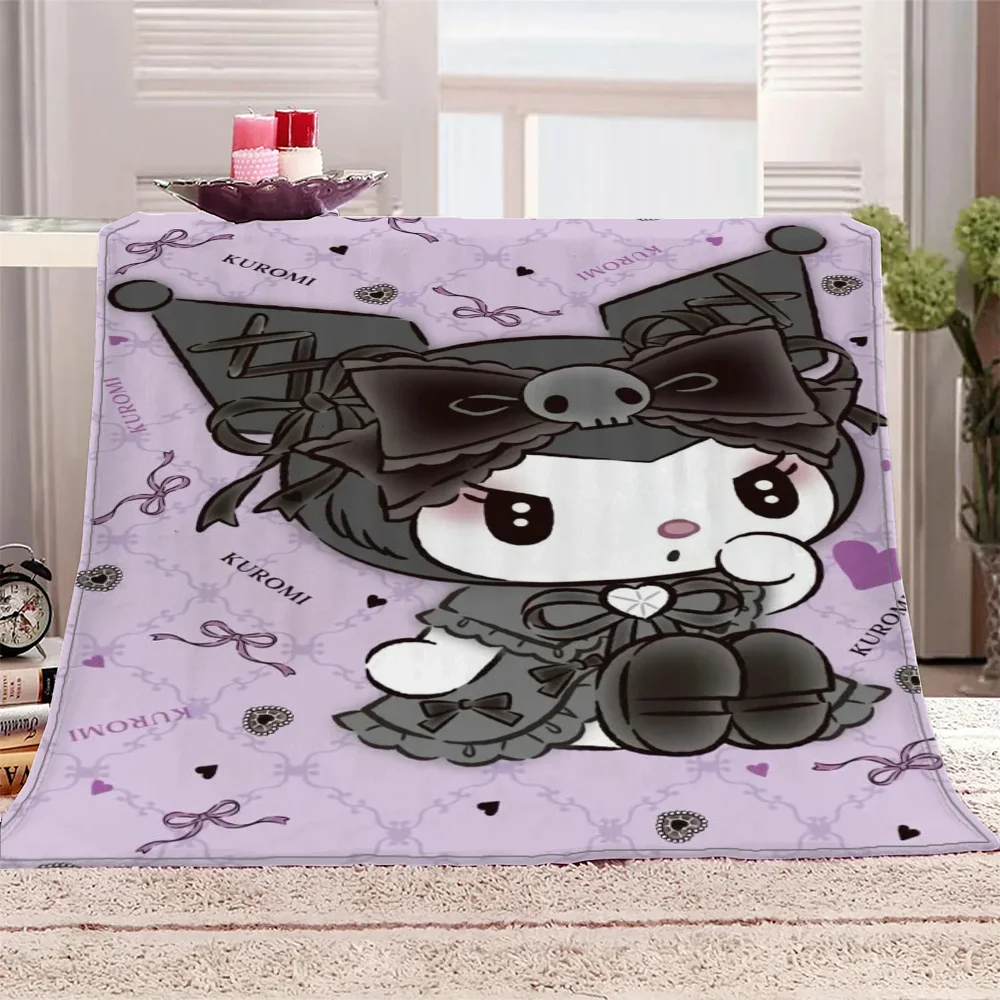 Thin Wadding Blanket for Sofas K-Kuromi Warm Blankets for Cold Microfiber Blanket King Size Fluffy Soft Blankets & Throws Cobija