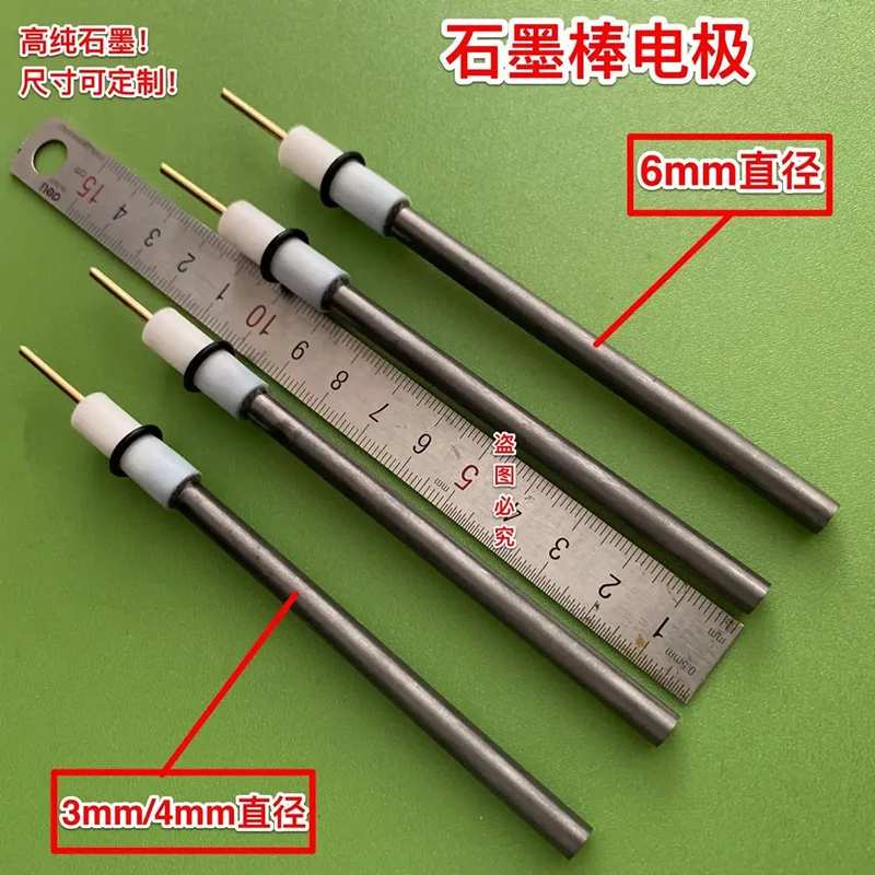 

PTFE Graphite Electrode Rod 3mm Diameter for Counters