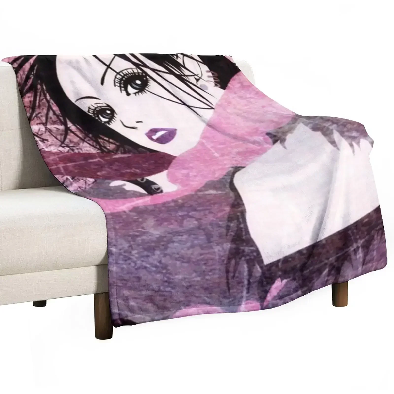 NANA anime Throw Blanket Lightweight Warm Blanket for Travel Camping