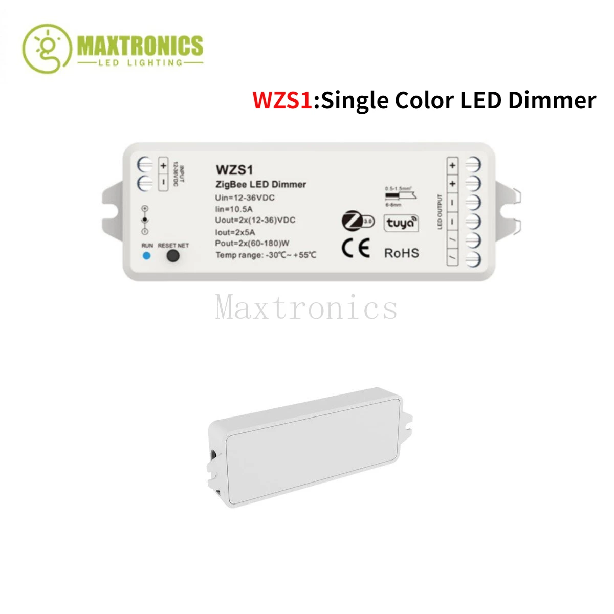 Zigbee 3.0 DC12-24-36V LED Controller WZS1/2/3/4/5 Voice /Google/Alexa control For Single Color CCT RGB RGBW RGB+CCT Led Strip