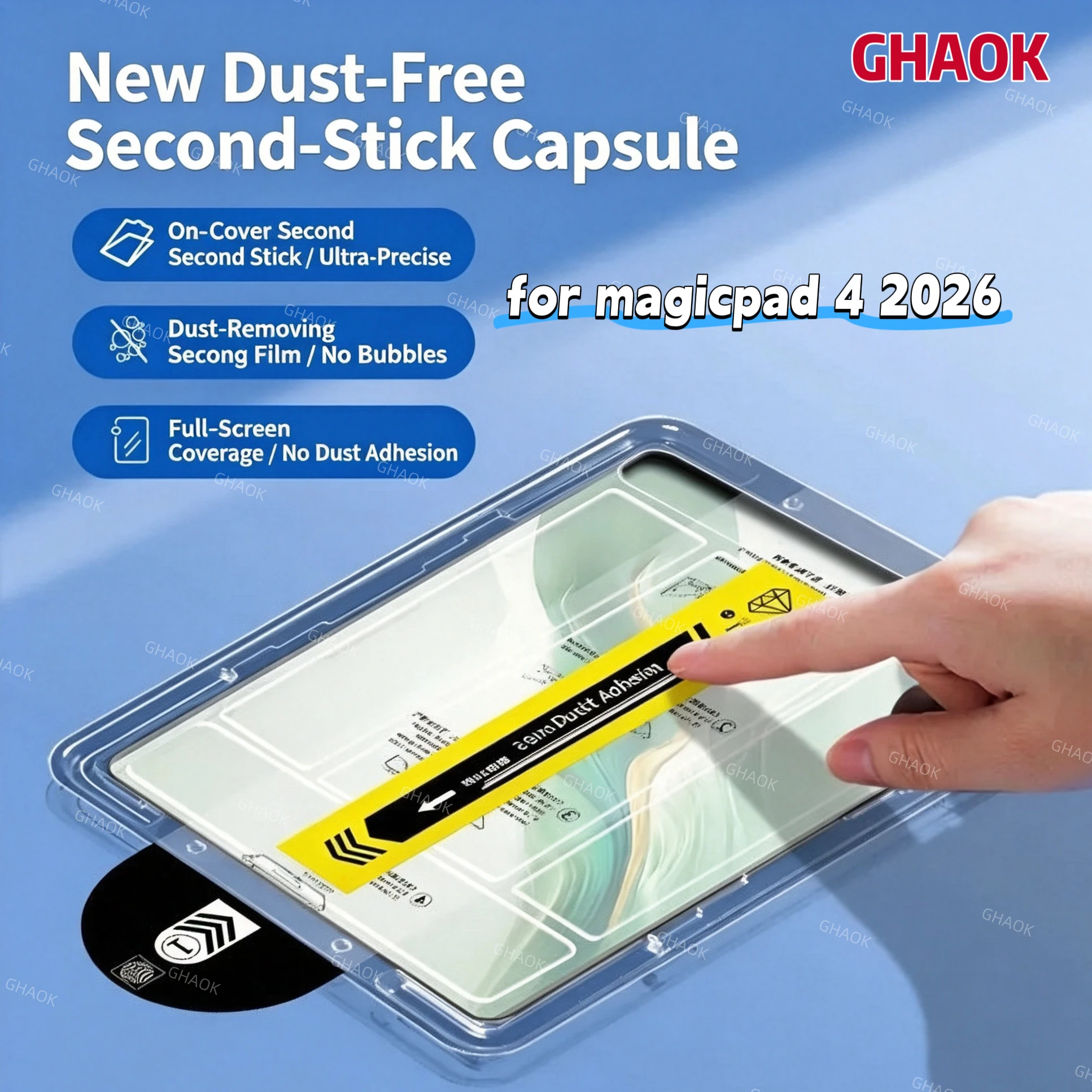 

Tempered Glass Screen Protector For Huawei Honor magic pad 2 3 pro 4 2024 2025 2026 Easy Install Flat glass film ﻿