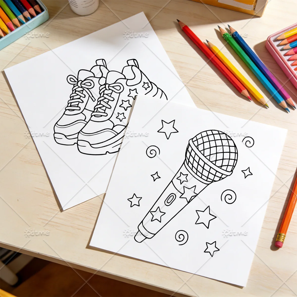 K-POP Malbuch für Erwachsene mit Cartoon-Motiven und Einfachen Mustern zur Entspannung, DIY Mal- und Zeichenbücher für Jugendliche – Detail 7
