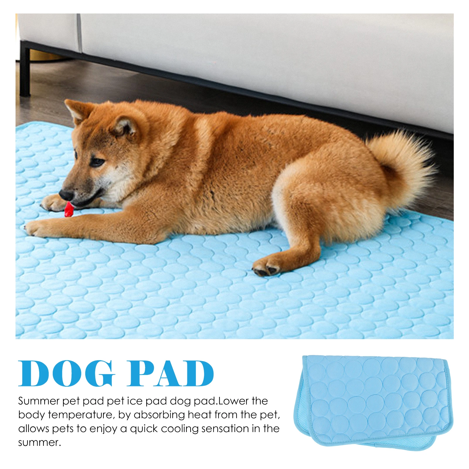 

Pet Ice Mat Summer Cooling Pad for Dog Pets Outdoor Dogs Small Cloth Pads Child