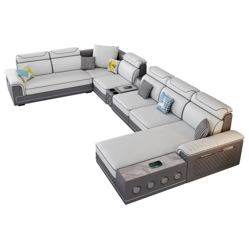 Nordic Luxury Living Room Sofas Designer Futon Puffs Multifunctional Living Room Sofas Floor Sectional Divano Trendy Furniture