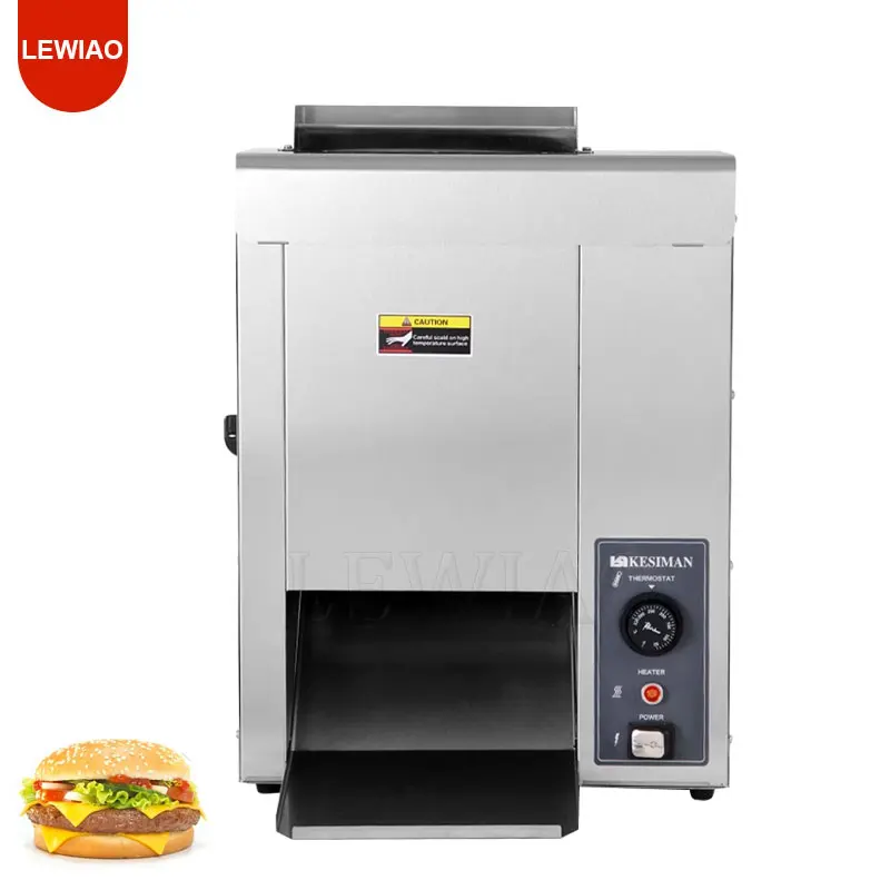Commercial Vertical Electric Burger Bun Toaster Sandwich Maker Hamburger Bread Bun Toaster Machine