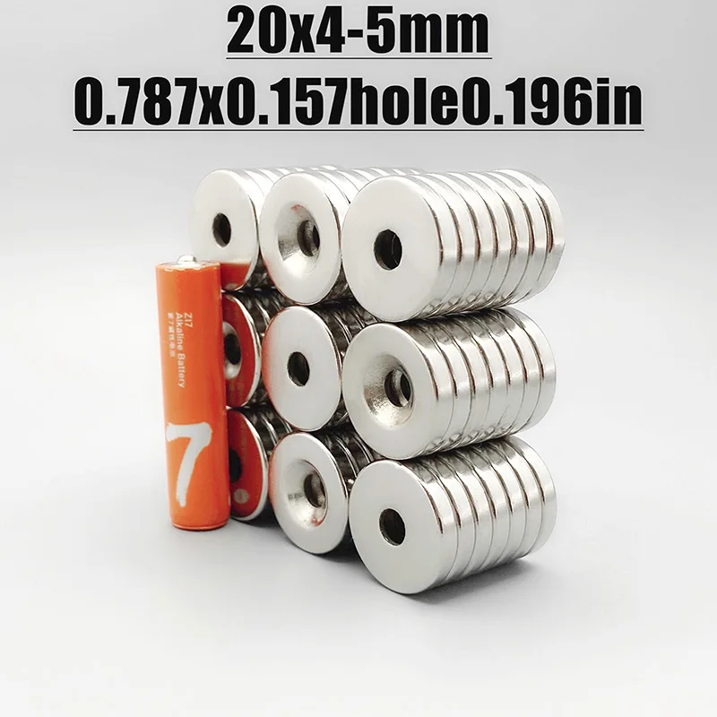 5-150pcs 20x4-5mm Magnet Neodymium Magnet N35 NdfeB Permanent Magnetic Imanes Fridge Magnets Round Shape 20*4-5 Magnet Accessory
