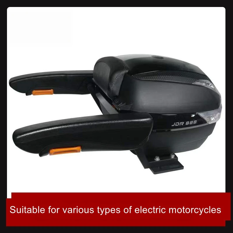 Motorcycle Rear Seat Safety Handrail, Foldable Handrail for Electric Scooters—Universal Handrail Conversion Kit