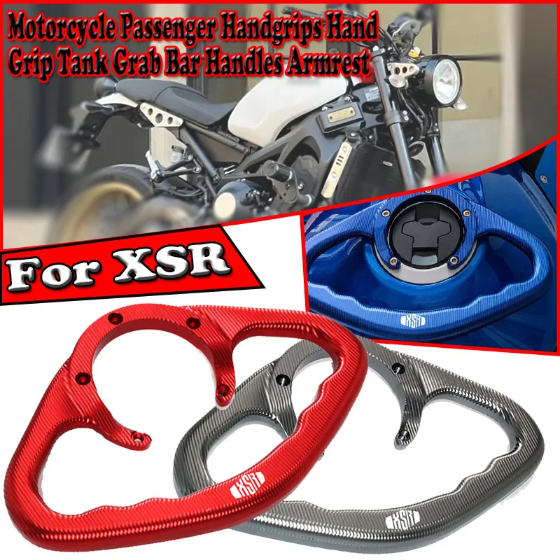 

For XSR 155 700 900 2015-2021 2022 2023 2024 2025 CNC Motorcycle Passenger Handgrips Hand Grip Tank Grab Bar Handles Armrest