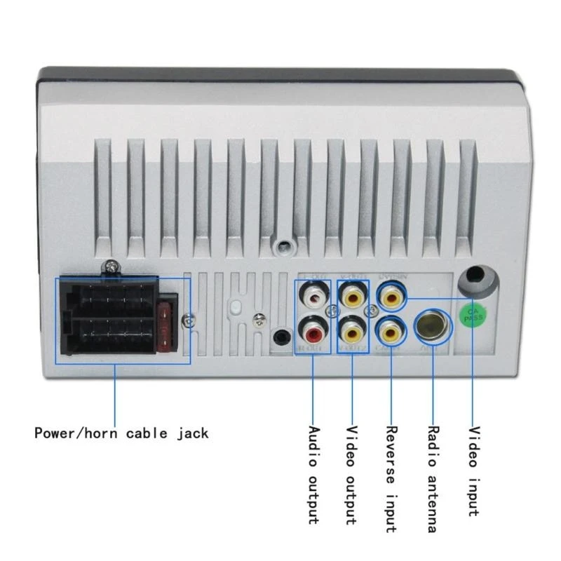 

7-дюймовый автомобильный радиоприемник с Bluetooth-совместимым управлением на рулевом колесе Вход USB/TF/AUX