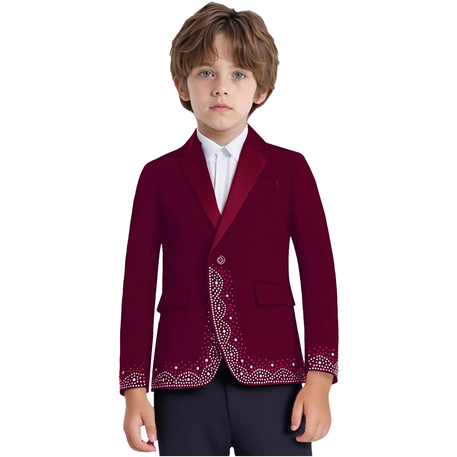 Outono crianças blazer para meninos crianças uniformes escolares ternos jaqueta de cavalheiro aniversário rave festa desempenho traje