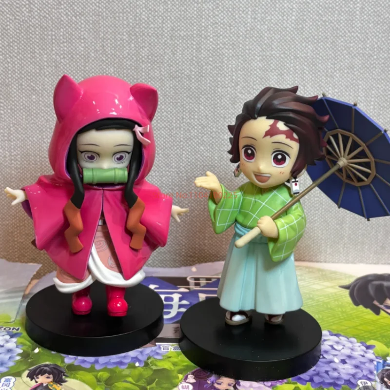 在庫あり 鬼滅の刃 ブラインドボックスフィギュア 梅雨シリーズ 胡蝶しのぶ 冨岡義勇 甘露寺蜜璃 アニメモデルフィギュア おもちゃ ギフト