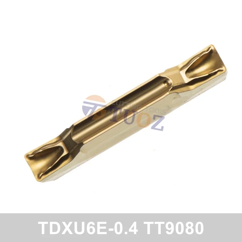 

100% Original TDXU6E-0.4 TT9080 6mm TDXU6E Carbide Grooving Inserts TDXU 6E-0.4 R0.4 Slotted Blade Lathe Cutter Tool