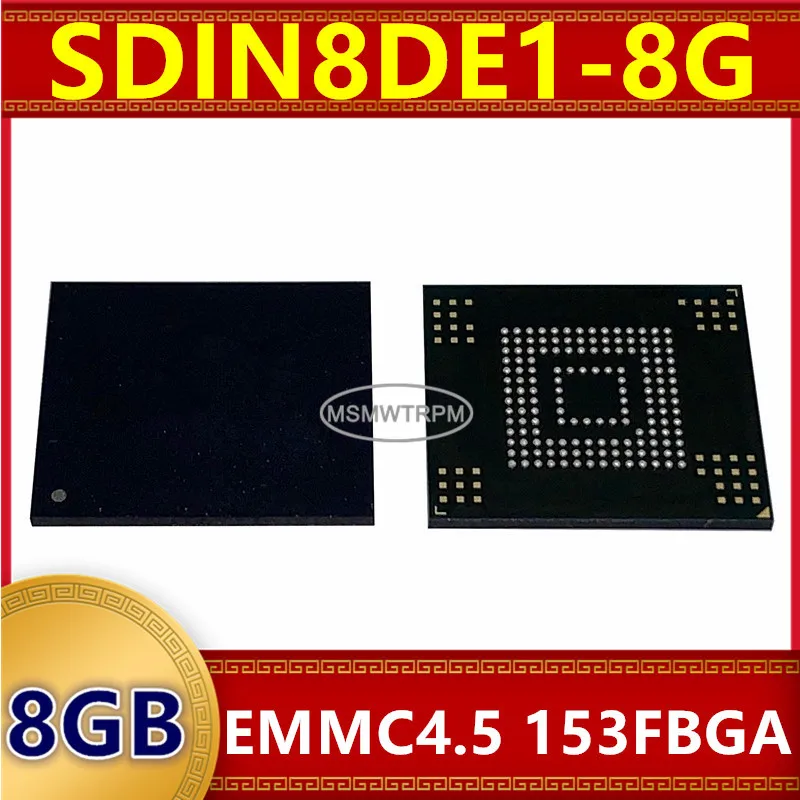 Memory Chip IC THGBM5G6A2JBAIR SDIN8DR1-8G SDIN8DE1-8G 8GB EMMC4.5 153FBGA Integrated Circuits New Original In Stock