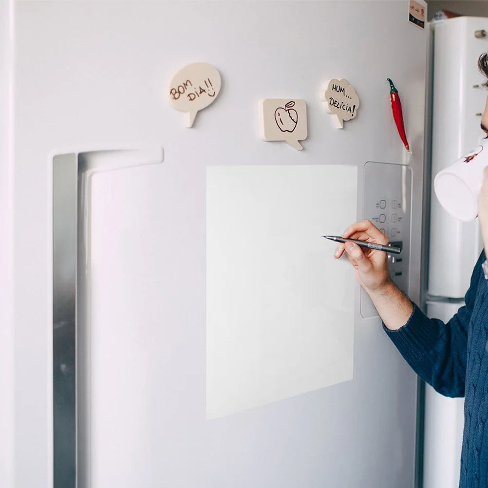 

Household Message Board Fridge Magnetic Whiteboard Practical Easy to Erase Reusable for Home School Office