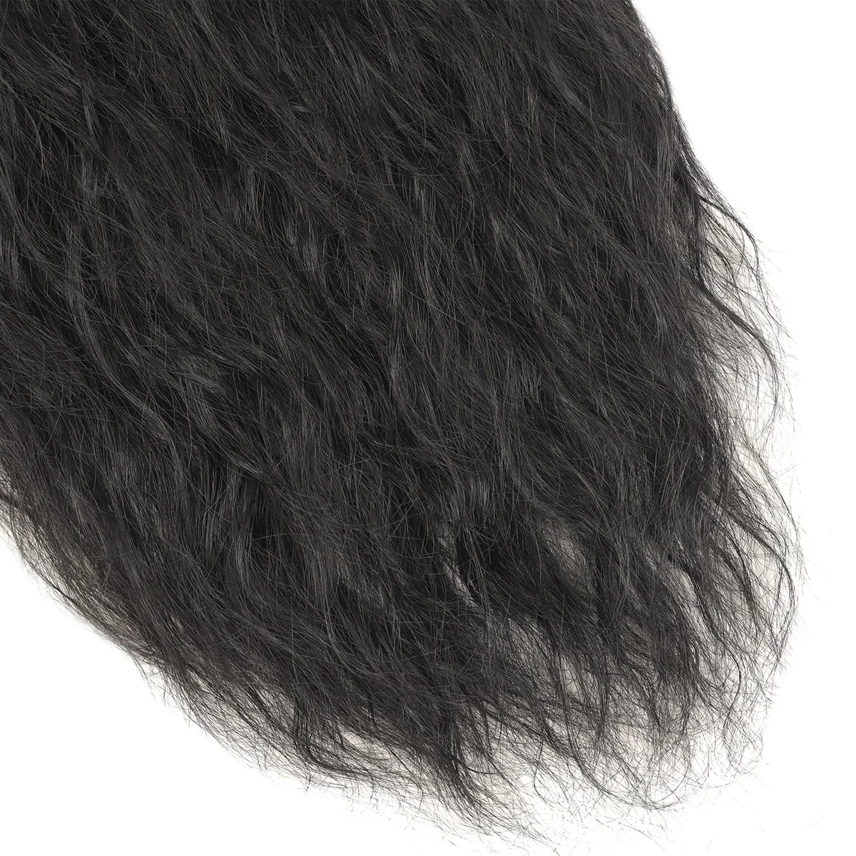 24 Zoll verworrener lockiger Pferdeschwanz, weiche synthetische Haarverlängerung, Kordelzug, Pferdeschwanz-Haarteile, schwarzer Clip-in-Pferdeschwanz für Frauen – Detail 24