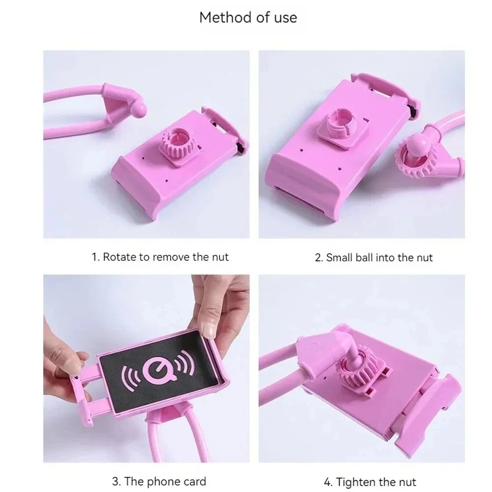 Universal Lazy Neck Hanging Mobile Phone Holder Hanging Video Shooting Holder For iPhone Samsung Xiaomi Huawei Smartphone Stand view 6