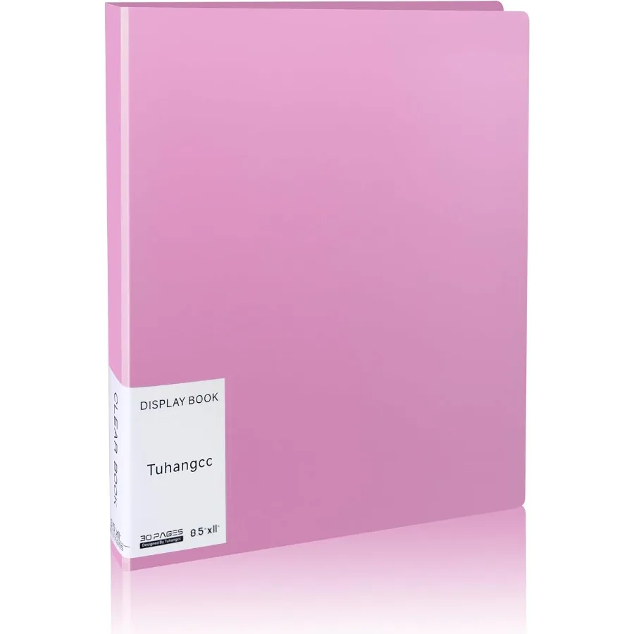 

Папка для художественного портфолио с 30 карманами и прозрачными защитными листами, сверхпрочная папка 8,5x11 с пластиковыми рукавами, презентационная книга, дисплей