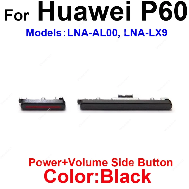 On Off Power Volume Side Button For Huawei P60 P60 Pro Power Volume SideKey Switch Replacement Repair Parts