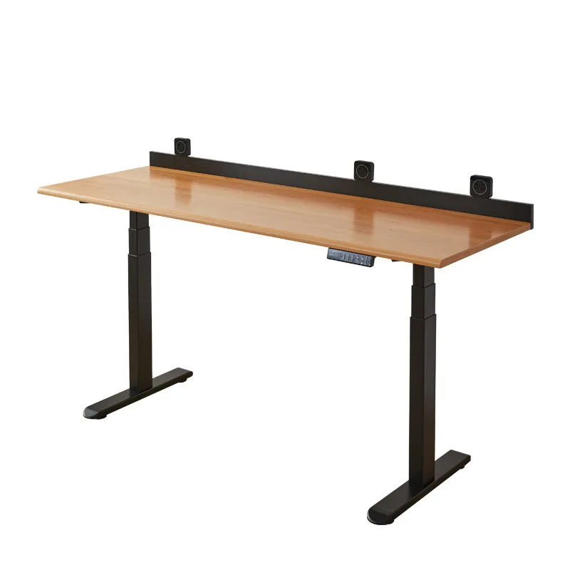 Special Type Office Desk Function Fashionable Cherry Lifting Book Desk Automatic Smart Offcie Furniture El Escritorio XYSZ
