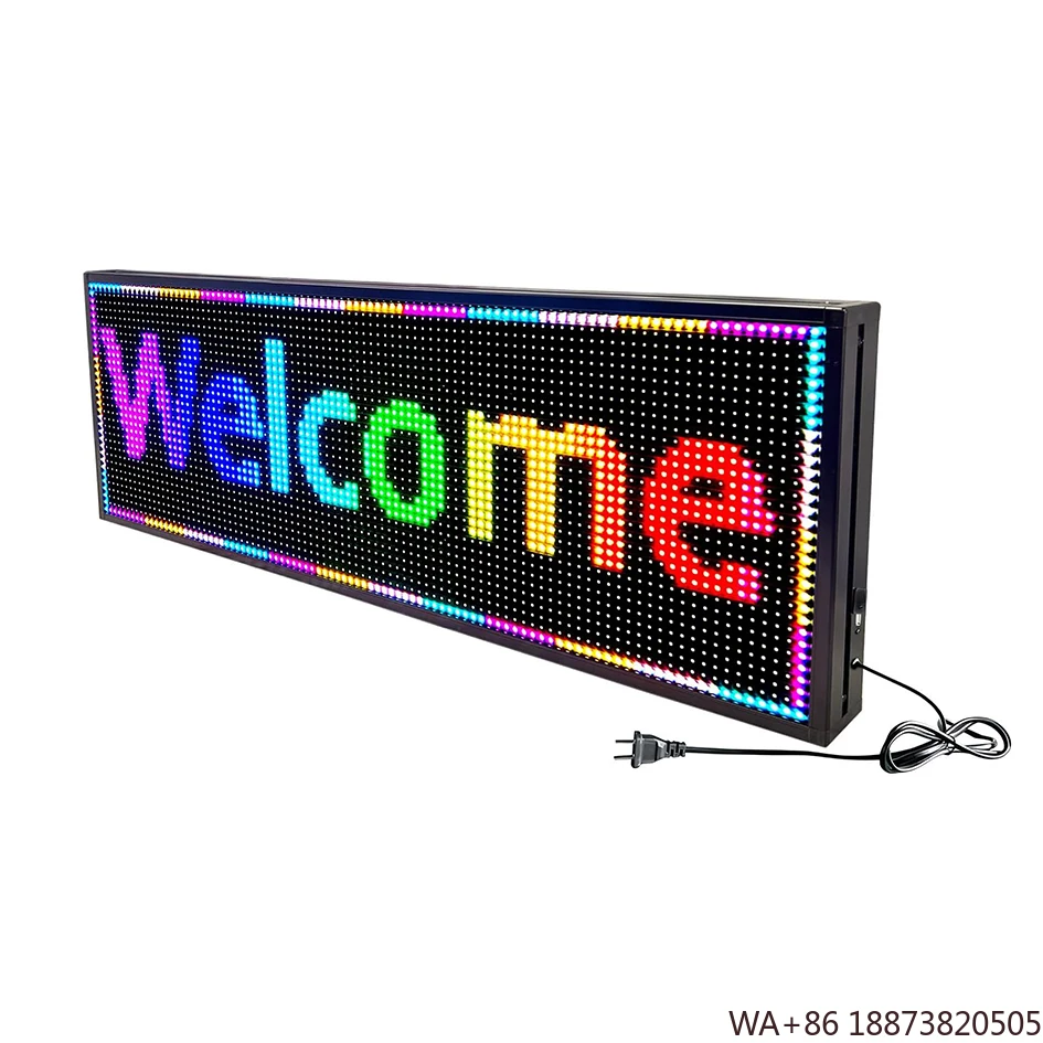 

LED Display Hot Selling Outdoor Programmable Sign Scrolling Store Advertising Indoor Sign Business Message Board Digital Banner