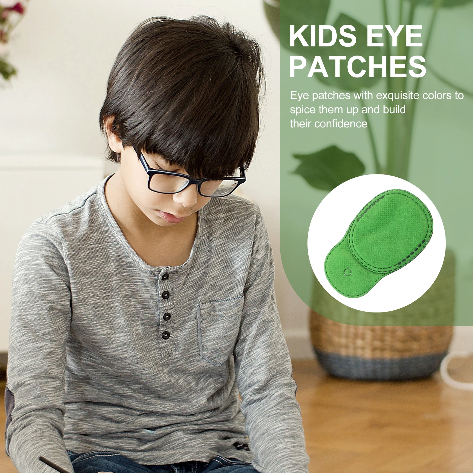 

18 Pcs Kids Eye Patches Non Woven Fabric Comfortable Breathable Amblyopia Eye Pad Light Blocking Children Monocular Cover