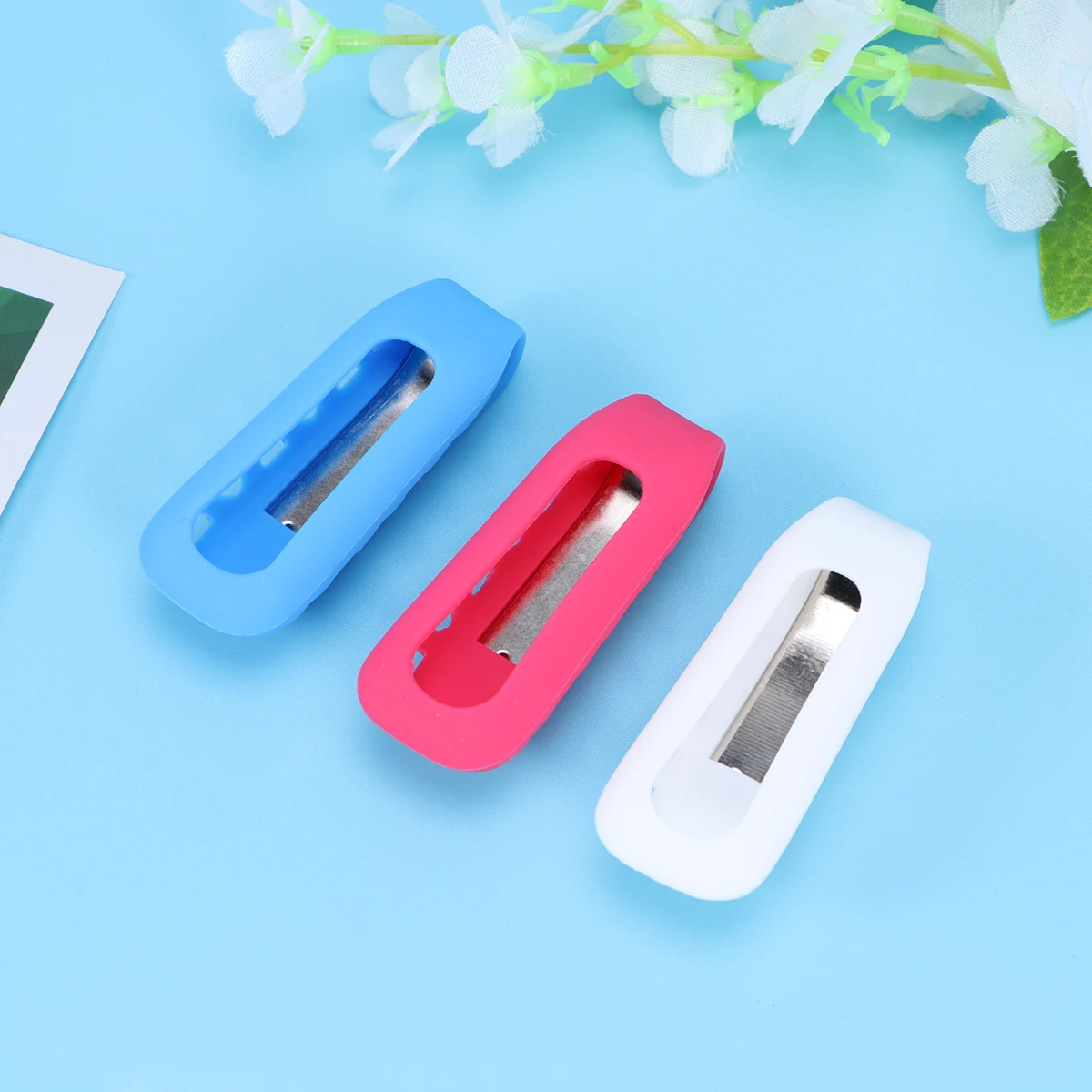 

3 pcs Pedometer Replacement Holder Sports Tracking Replacement Holder Silicone Clips ONE Durable Material