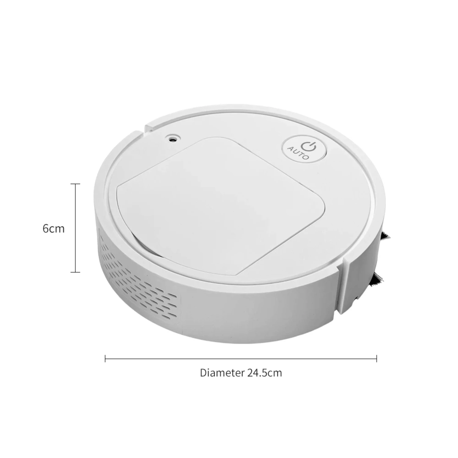 Versatile 5-in-1 Rechargeable Robot Vacuum Cleaner with Wet Mopping Capability for Automatic Sweeping and Cleaning - USB Powered