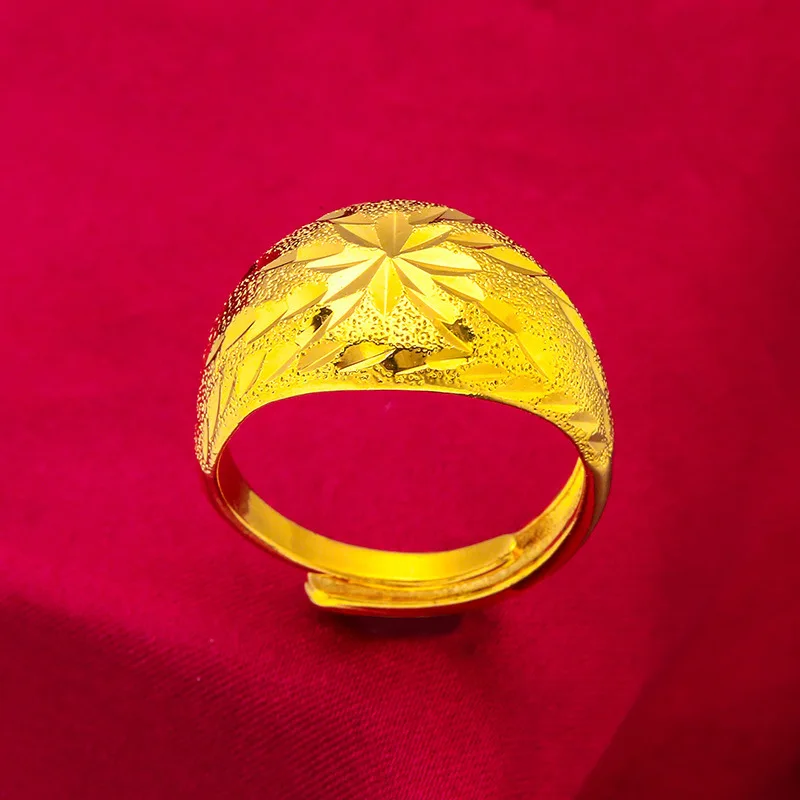 

Кольцо-яйцо для женщин, золото 24 карата, AU999 | Гладкое яйцо на красной веревке со скрытой гравировкой "Веселая".