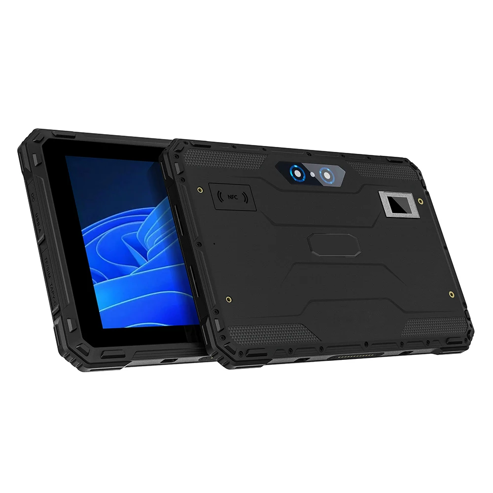 Kcosit-tableta PC resistente a prueba de agua IP67 A8S, 8 ", MTK6771, 8GB de RAM, 2024 GB de ROM, 4G, lte, lector de huellas dactilares, escáner NFC, 128