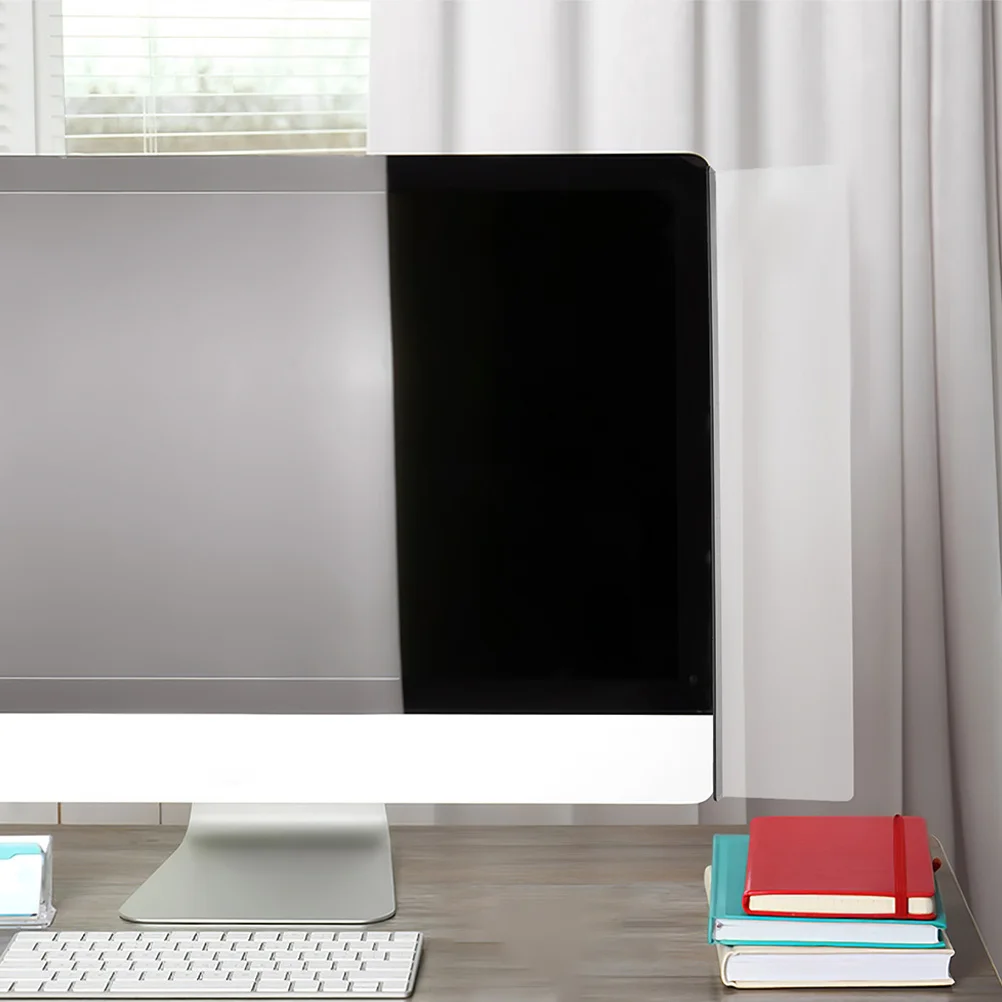 

2Pcs Multifunctional Acrylic Monitor Memo Board Computer Side Note Holder Desk Organizer Office Gadget Desktop Accessories