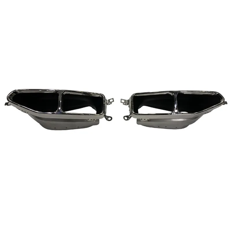

7 series 730740760G11G12 exhaust pipe, tail throat generous mouth four silver black tail nozzle