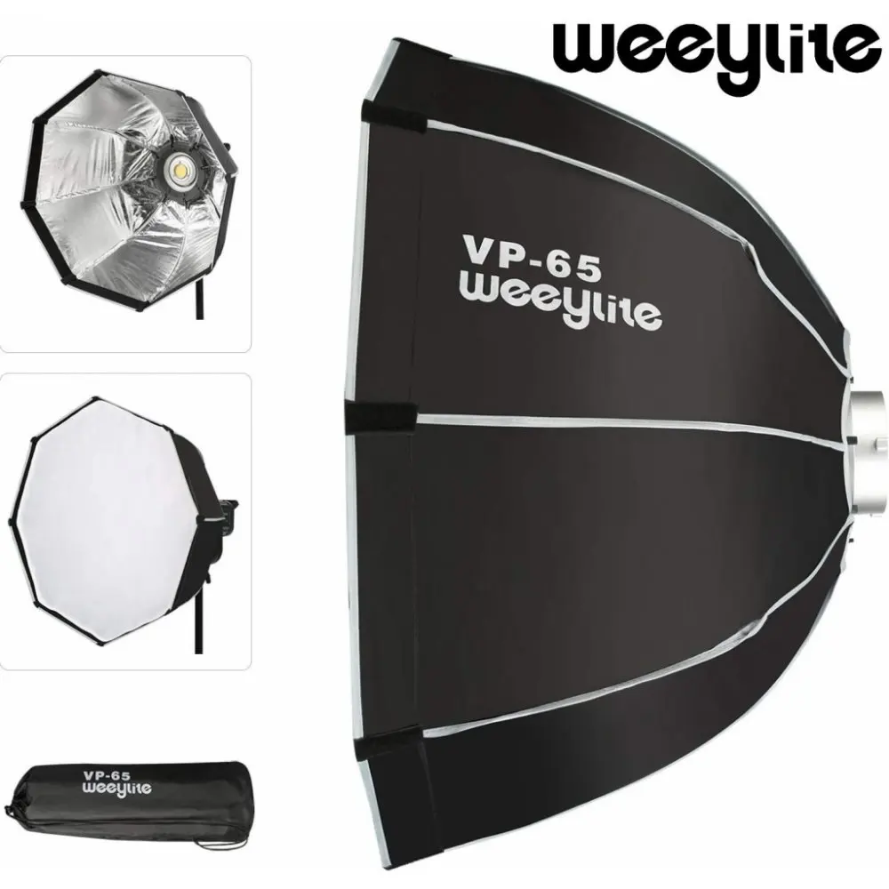 Viltrox Weeylite VP-45 60cm Octagon Umbrella Softbox Outdoor Studio Flash  COB Photograph Light for Viltrox Weeylite Ninja200