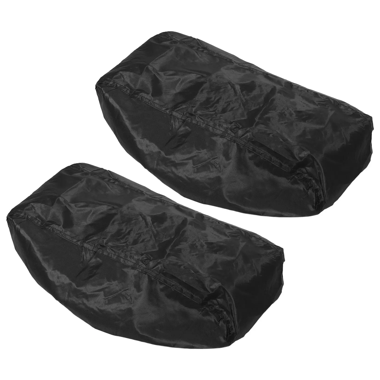 2Pcs Winch Cover 420D Oxford Fabric Heavy Duty Waterproof Outdoor Dustproof Trailer Electric Winch Protector Motor Cover