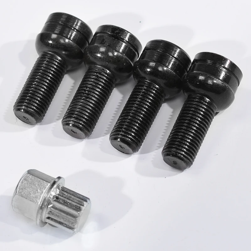 M14*1.5MM Anti-theft Wheel Screw Bolt and Lock Lug Nut Fit 7MM For Audi / VW /Golf /Jetta /Beetle/Passat Car Accessories