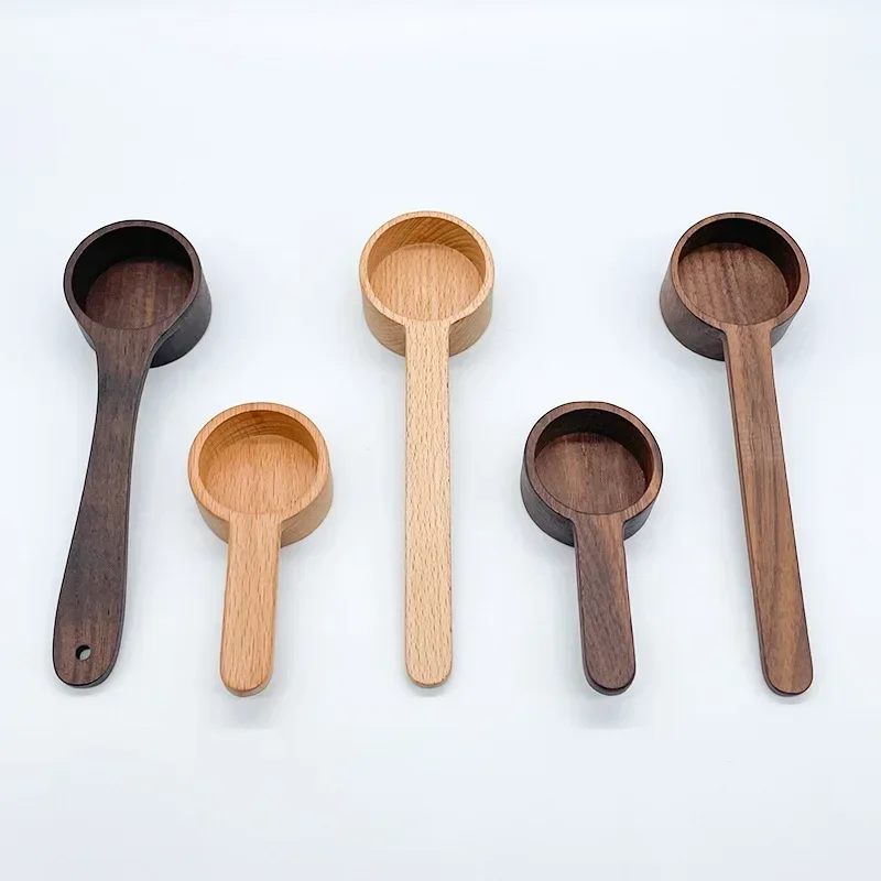 

Wooden Coffee Scoops Measuring Spoon Scoop Coffee Beans Bar Kitchen Home Baking Tool Measuring Cup Measuring Tools for Kitchen
