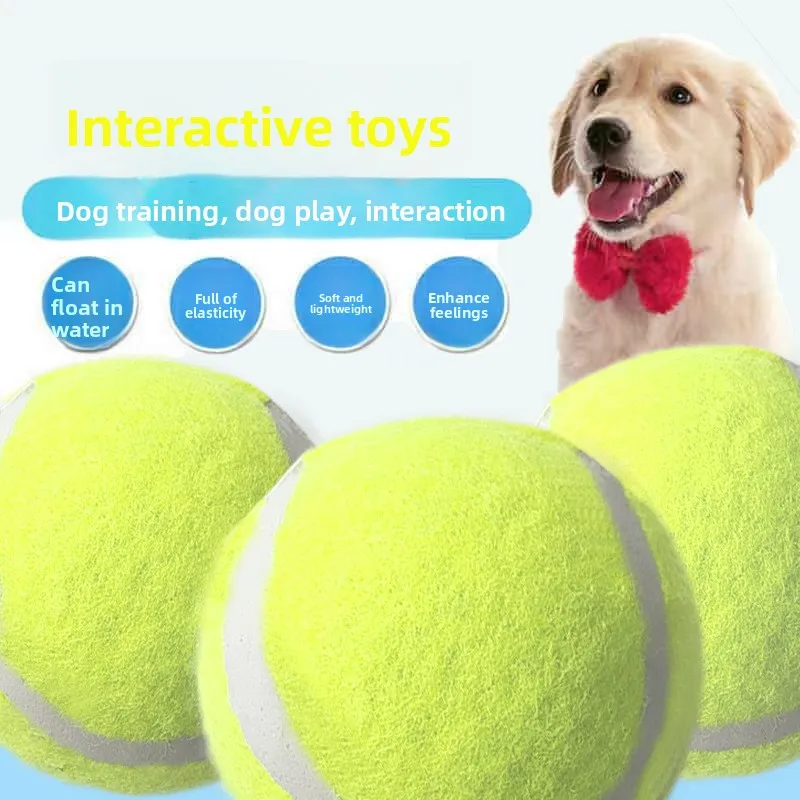 

Dog Tennis Pet Oversized Toys Dog Chew Toys Signature Extra Large Kids' Ball Training Supplies Straight-Haired Plush Toys